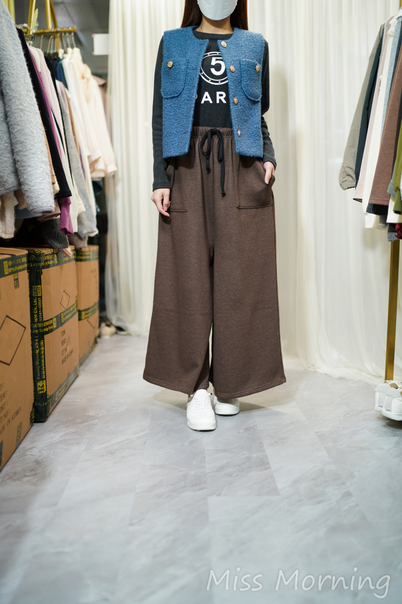 羊羔毛面料款背心褸(14294)