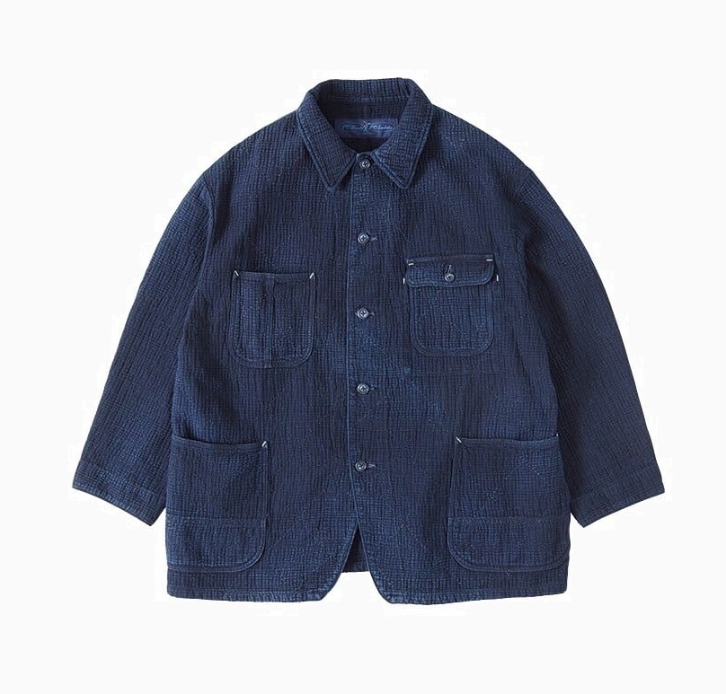 PORTER CLASSIC 2024 A/W LIGHT COVERALL JACKET - BLUE PRE ORDER ITEM (預訂中)