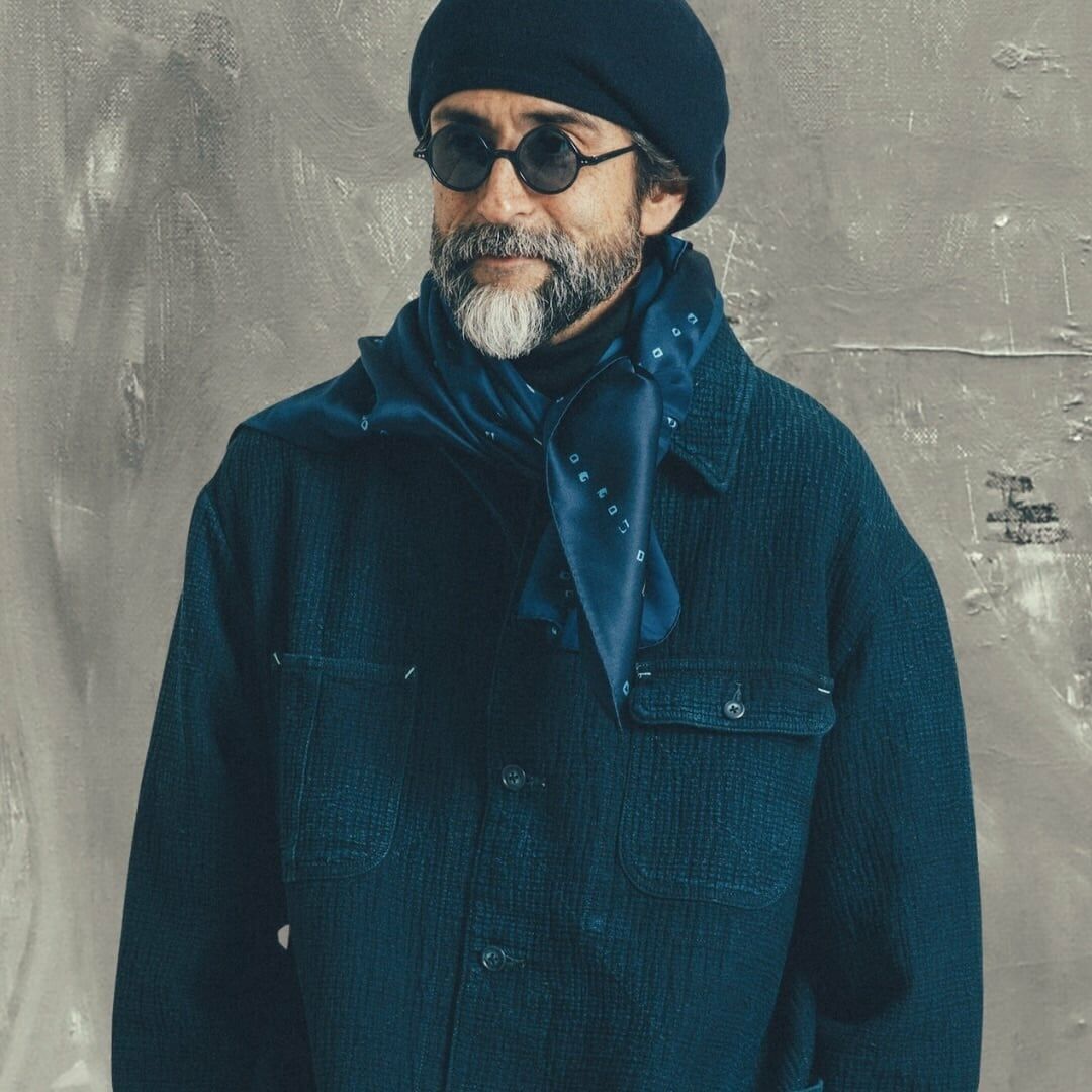 PORTER CLASSIC 2024 A/W LIGHT COVERALL JACKET - BLUE PRE ORDER ITEM (預訂中)