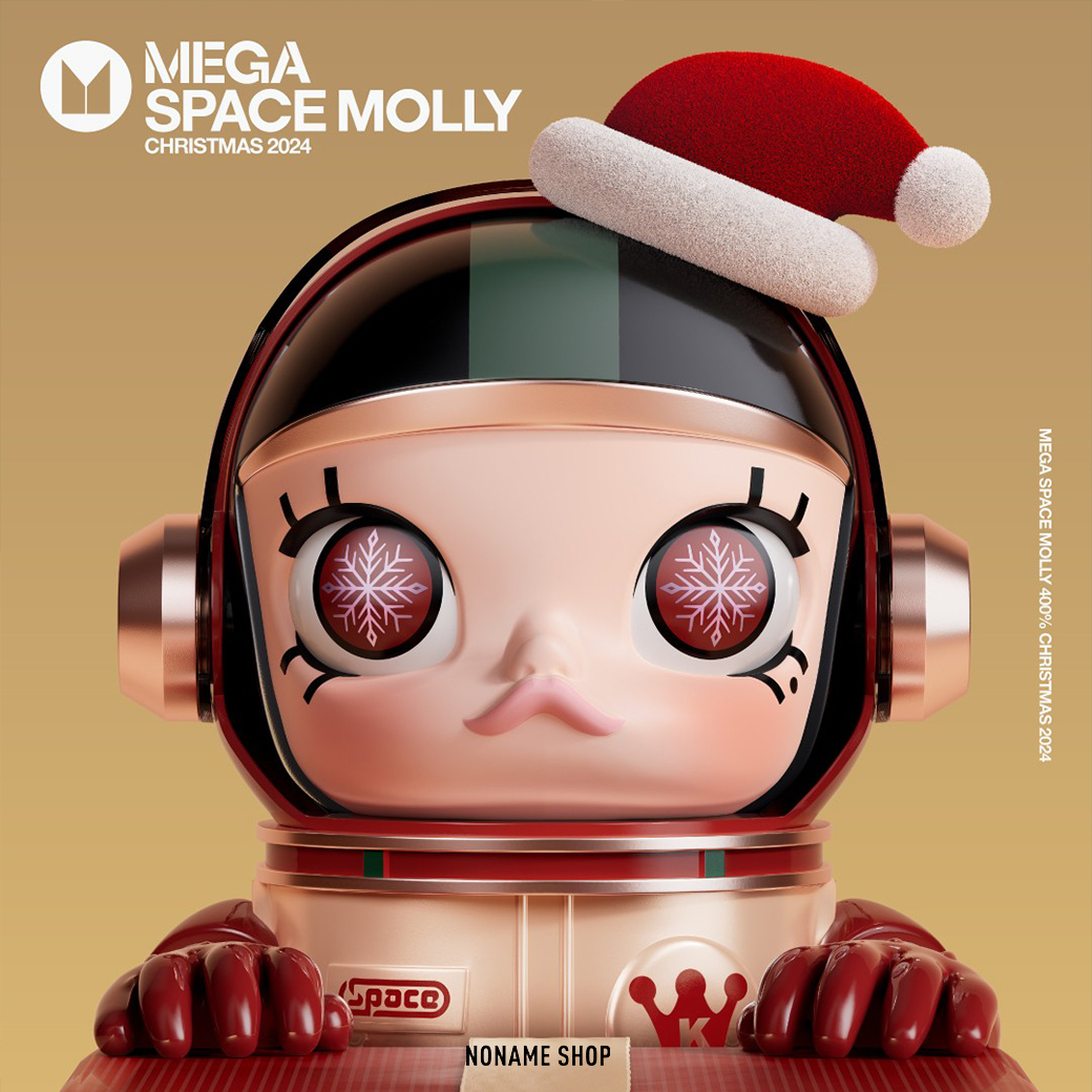 POP MART 泡泡瑪特 MEGA SPACE MOLLY 400% CHRISTMAS 2024 聖誕 系列 限定