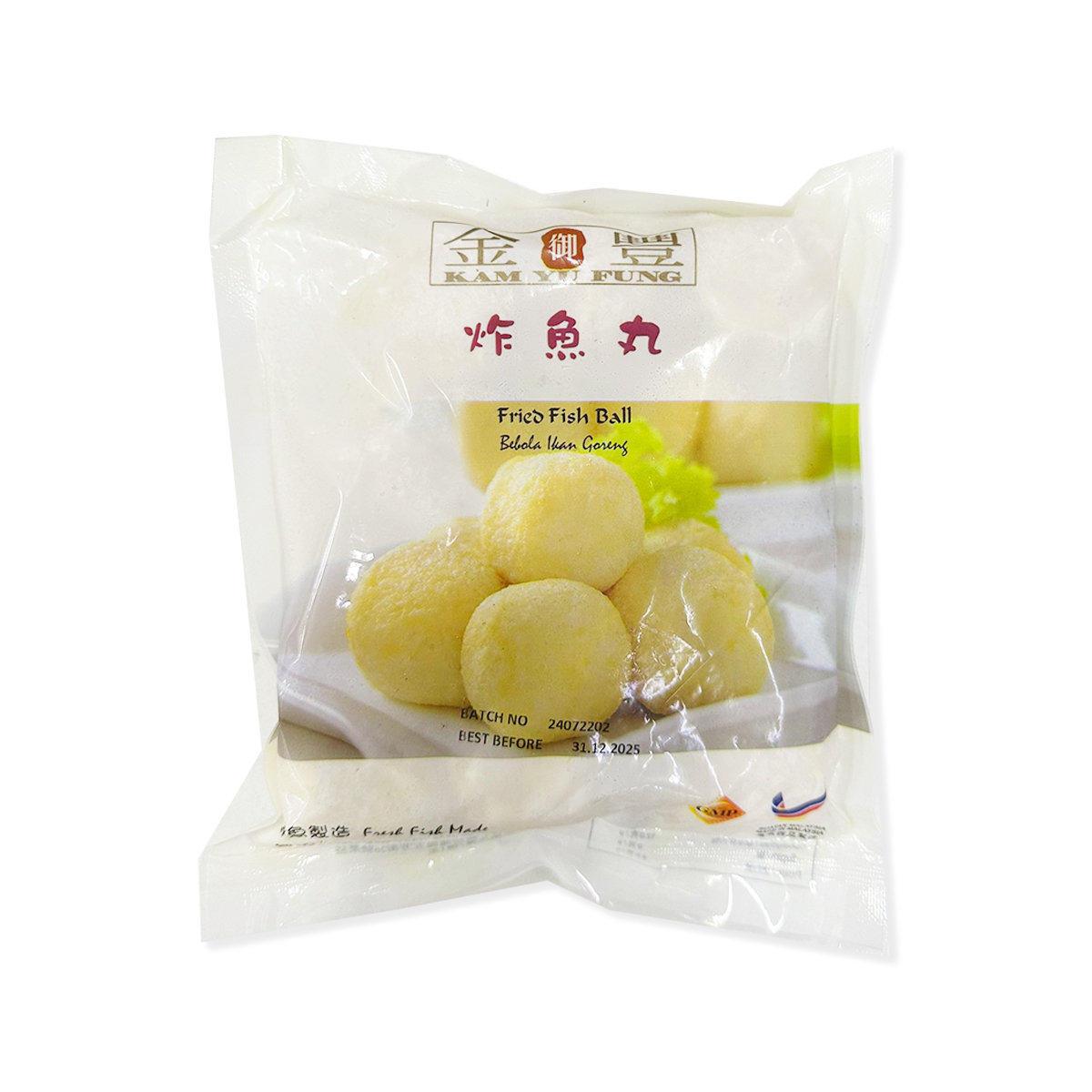 金御豐 - 馬來西亞製炸魚丸 (300g)(急凍) #鮮魚#大大粒#彈牙#bbq#火鍋#魚蛋(新舊包裝隨機發放)