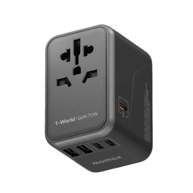 MOMAX - 【UA8A系列】1-World 70W GaN 方便式 5port 通用旅行插座(多色)【香港行貨】
