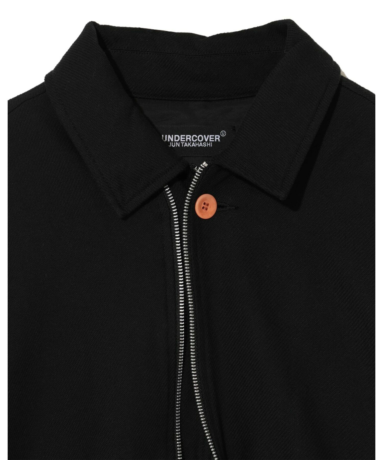 UNDERCOVER COLOR BUTTON ZIP DAMAGED JACKET (UC2D9207) - BLACK PRE ORDER ITEM (預訂中)