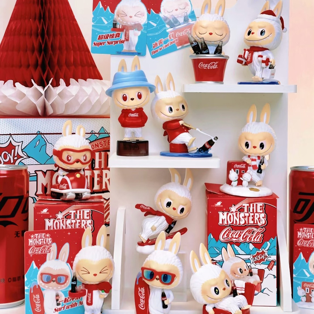 POP MART 泡泡瑪特 THE MONSTER LABUBU 拉布布 可口可樂系列 首領 ZIMOMO 手辦 公仔 整盒10個