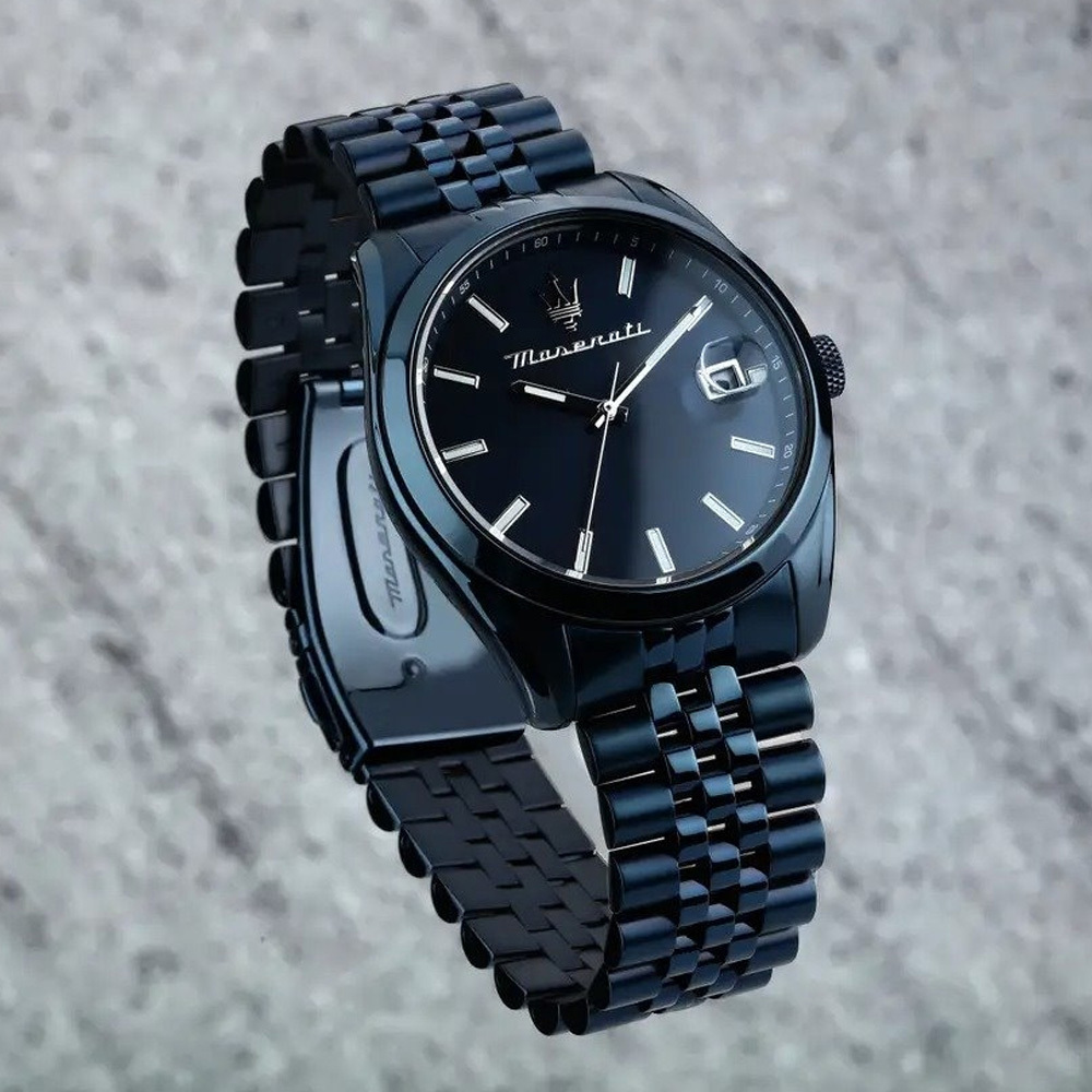 【Maserati 瑪莎拉蒂】Attrazione 極致吸引系列 R8853151016 日期 夜光 不鏽鋼 石英 手錶