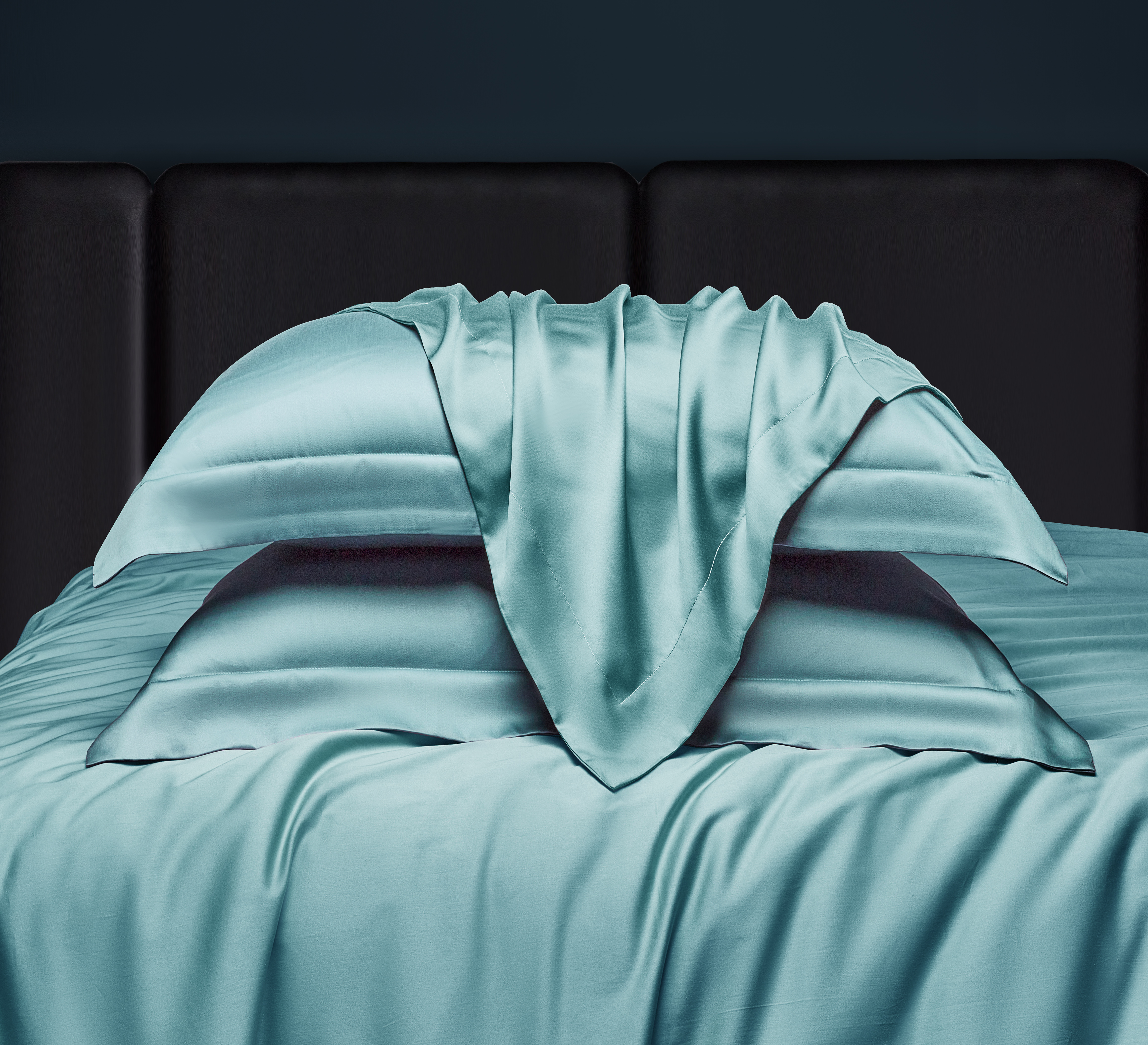 100%萊賽爾天絲歐式壓框枕套(2入)