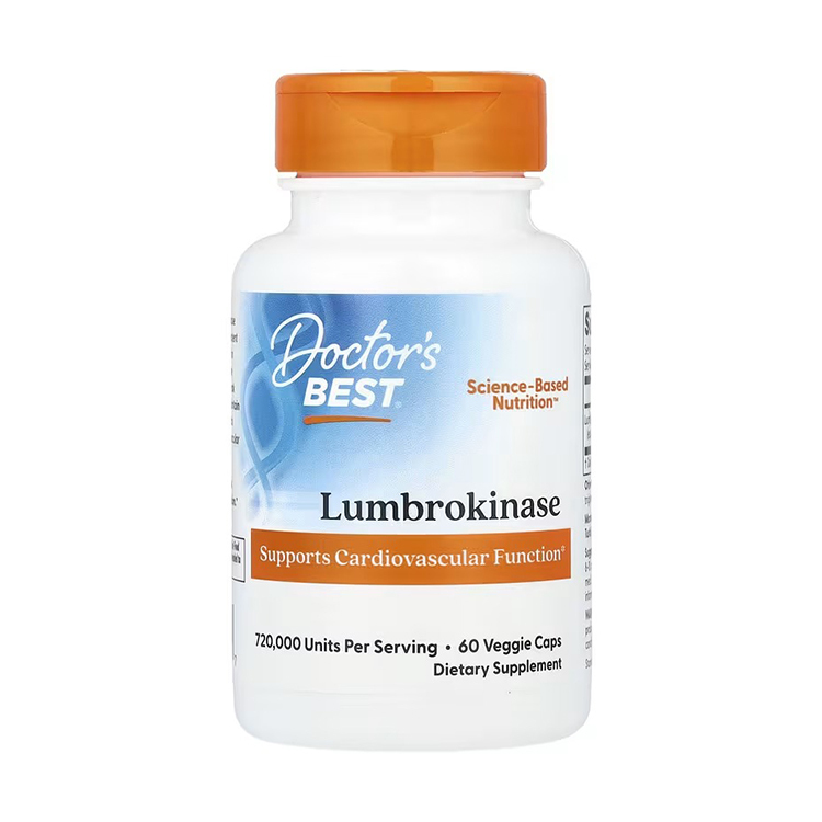 Doctor's Best Lumbrokinase 40mg  60 Veggie Caps