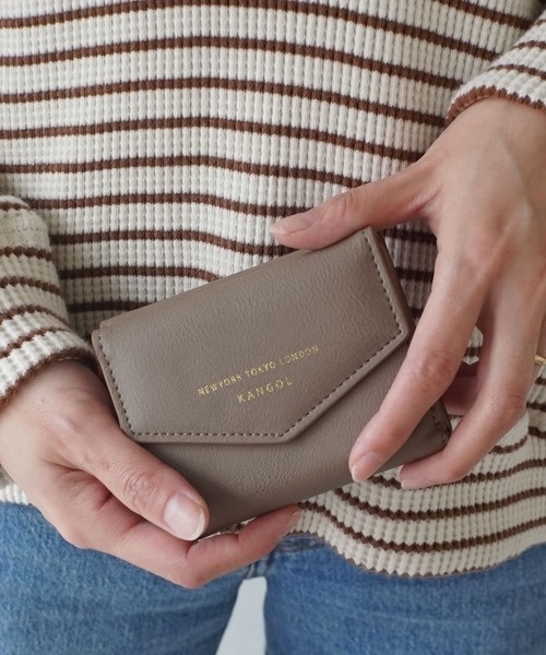 KANGOL / PU Leather Mini Wallet