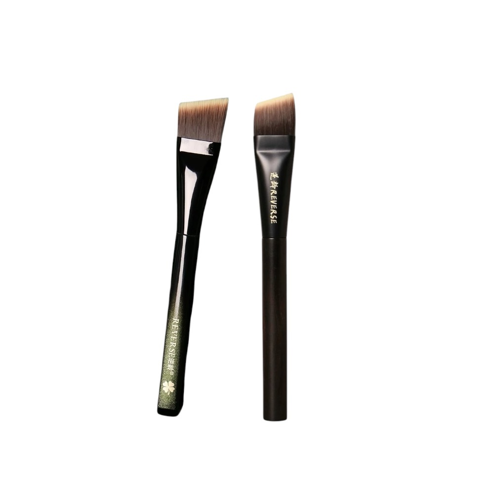 逆齡  一字型拋光扁頭無痕粉底刷