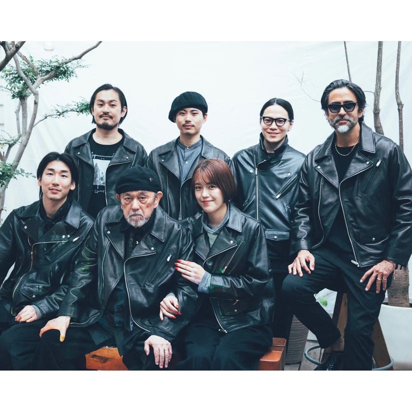 PORTER CLASSIC 2024 A/W PC RIDERS JACKET W/LOVE & PEACE SILVER - PRE ORDER ITEM (預訂中)