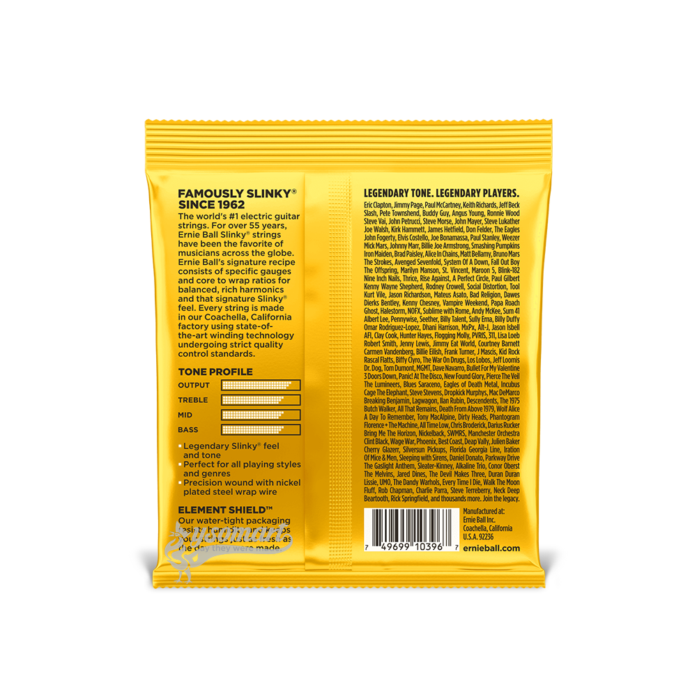 Ernie Ball 電吉他弦 010-054 Skinny Top Beefy Bottom Slinky 2216