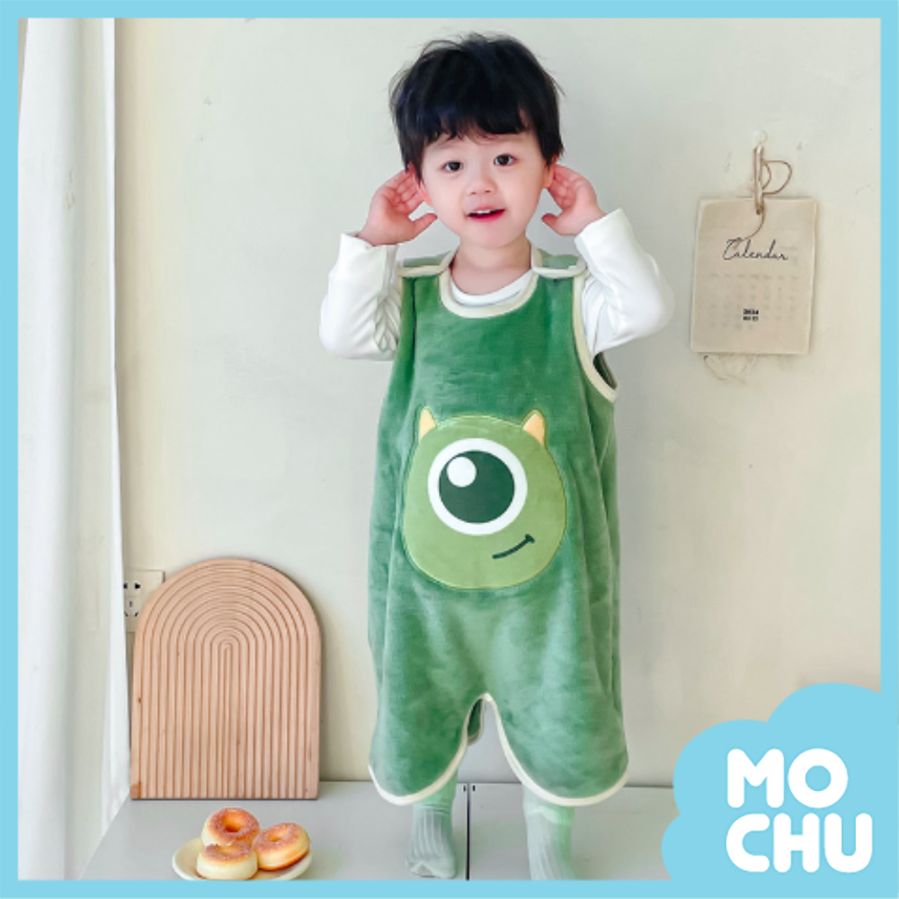 大眼怪法蘭絨防踢被