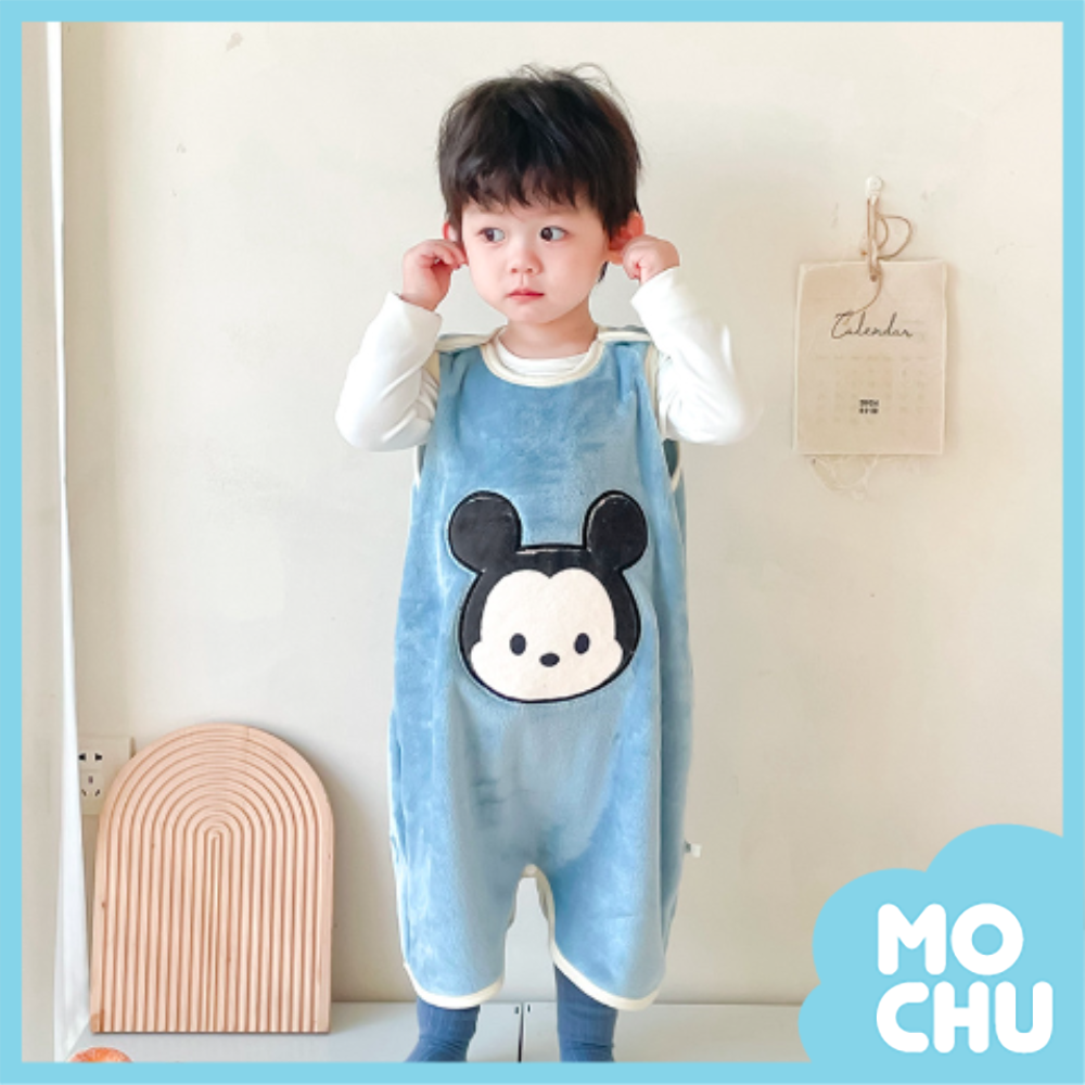 米奇仔法蘭絨防踢被