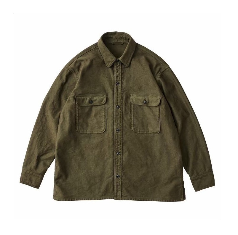 PORTER CLASSIC MOLESKIN SHIRT L/S - PRE ORDER ITEM (預訂中)