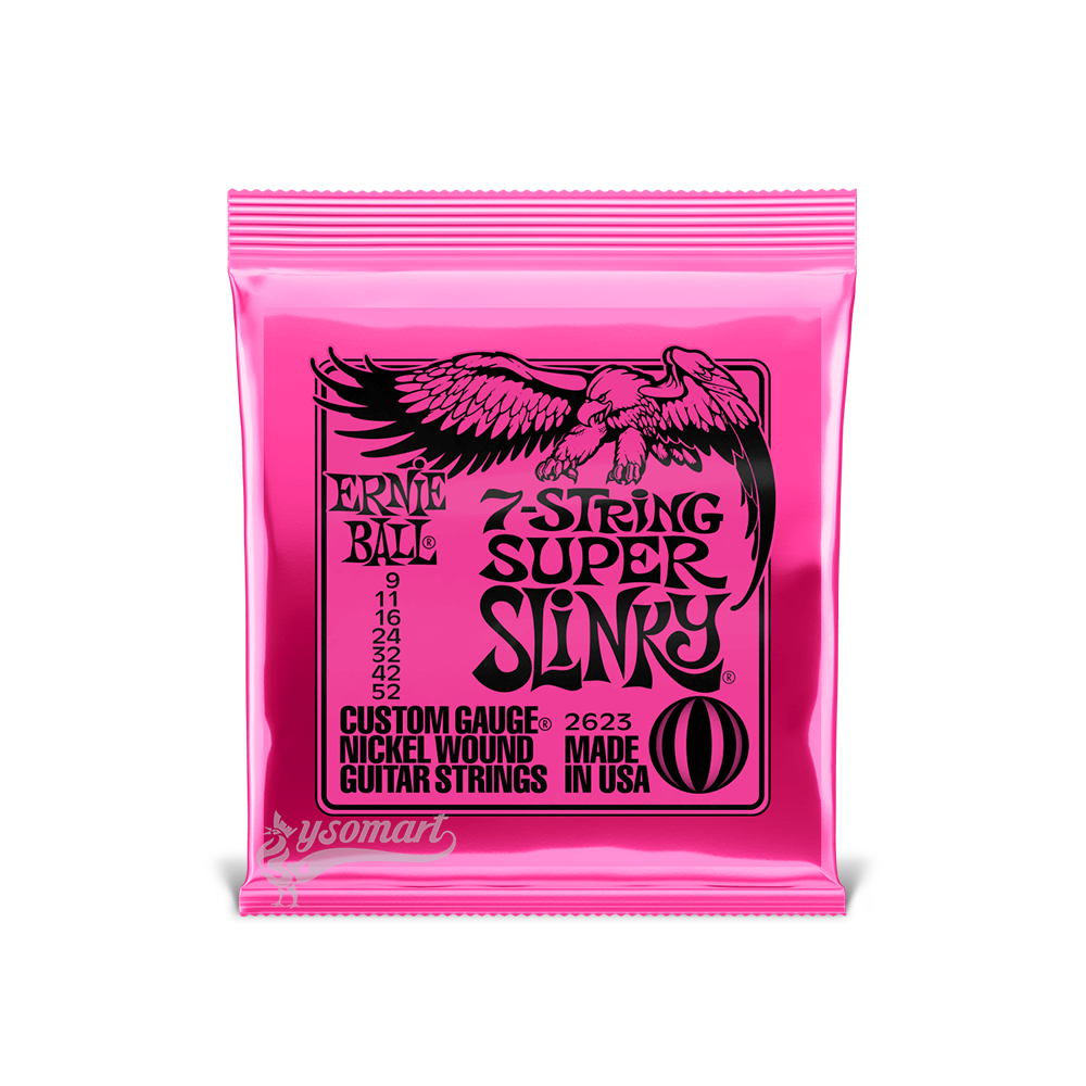 Ernie Ball 電吉他七弦套弦 009-052 Super Slinky 2623