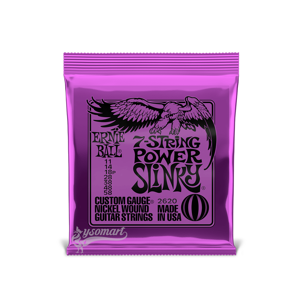Ernie Ball 電吉他七弦套弦 011-058 Power Slinky 2620