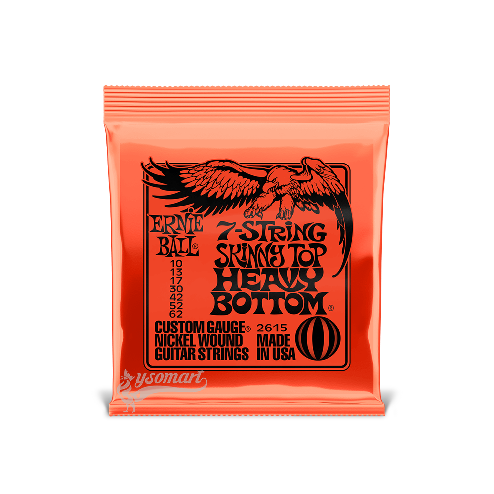 Ernie Ball 電吉他七弦套弦 010-062 Skinny Top Heavy Bottom Slinky 2615