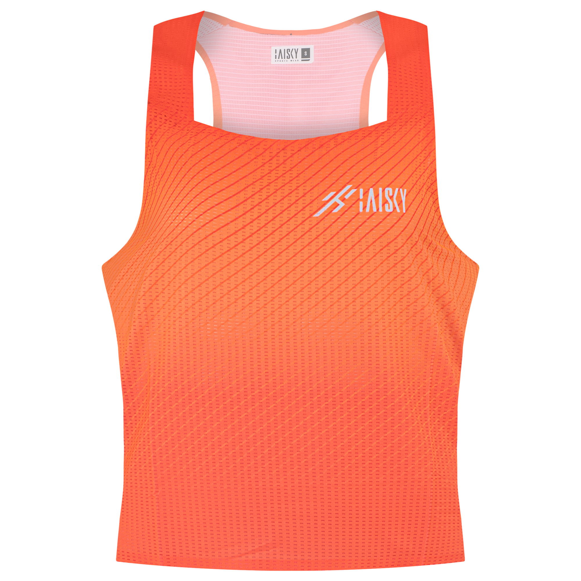 男款慢跑背心 The Runner 螢光紅