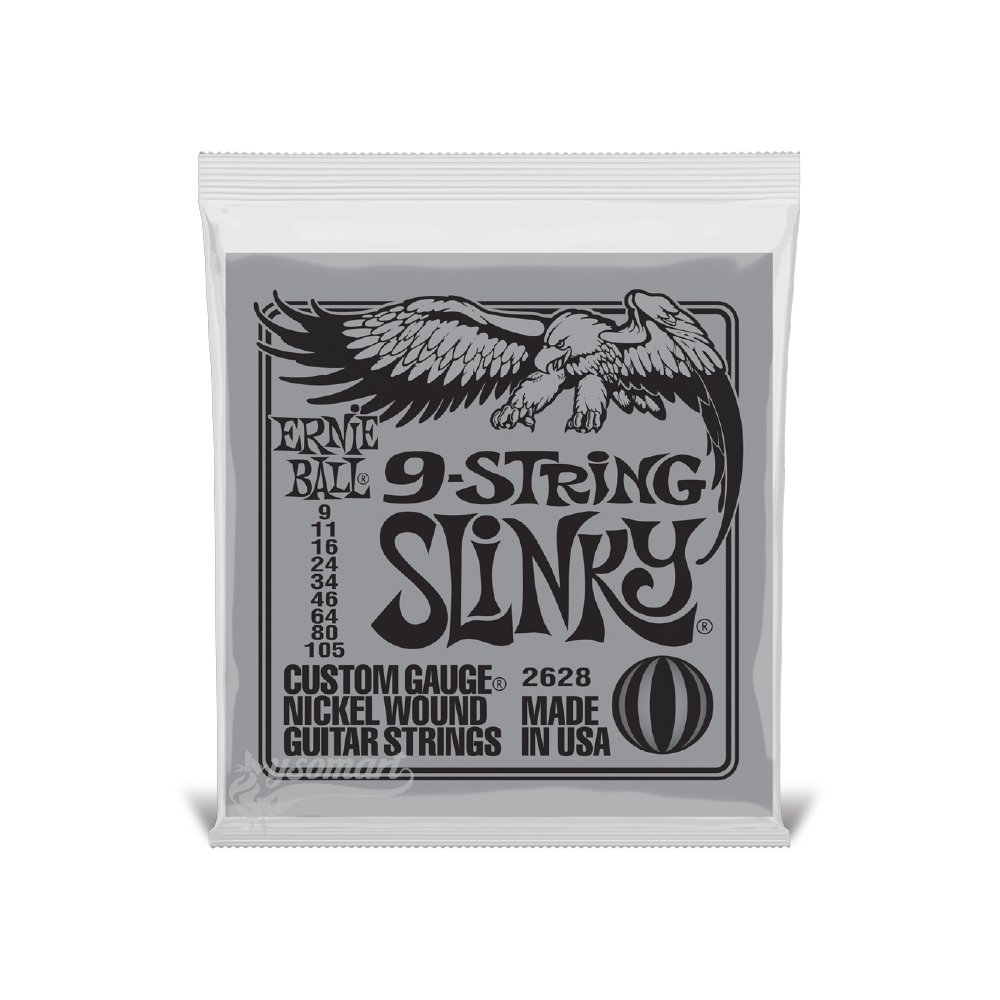 Ernie Ball 電吉他九弦套弦 009-105 Slinky 2628