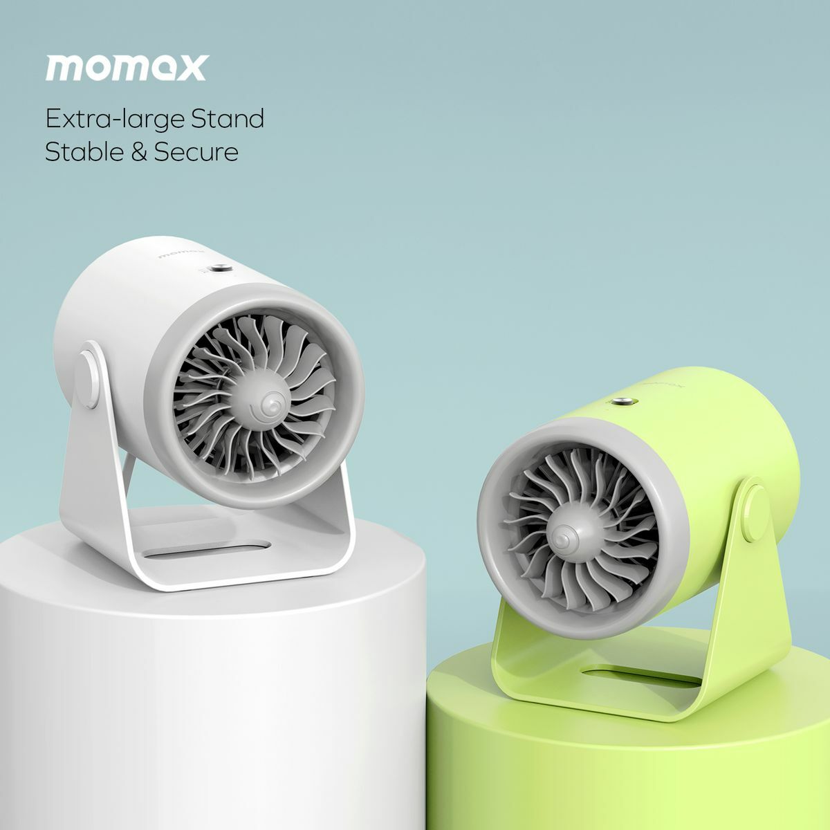 MOMAX - 【IW7系列】1-Home Warmer 迷你暖風機(白色/綠色)【香港行貨】