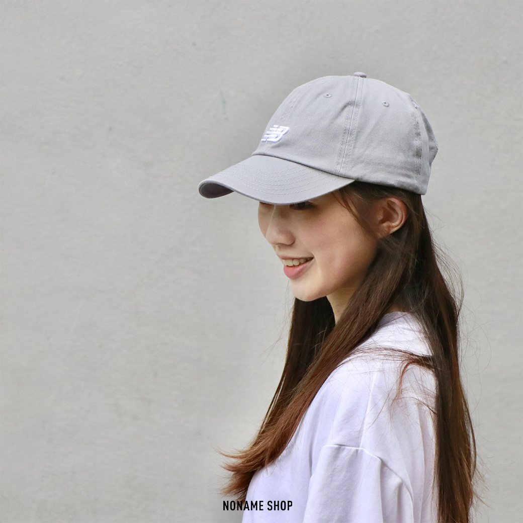 NEW BALANCE NB 經典 弧形 刺繡 老帽 灰