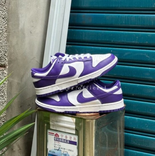 NIKE DUNK LOW "Court Purple" 葡萄紫 DD1391-104 白紫