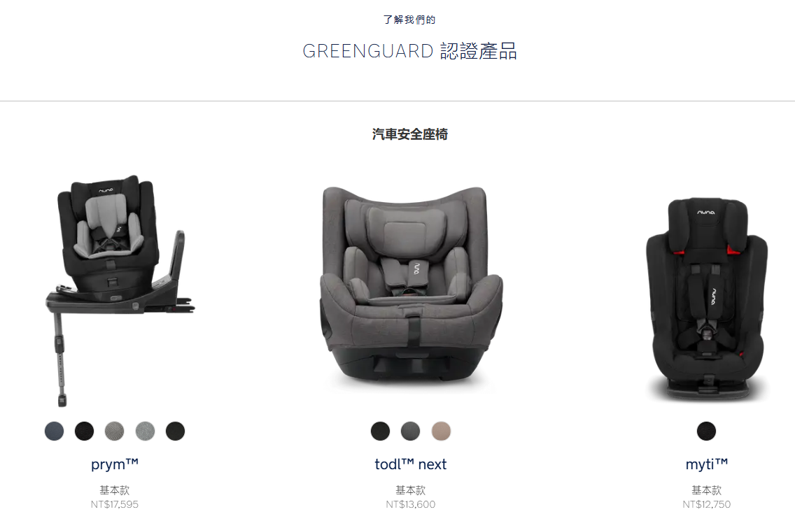 GREENGUARD 認證產品