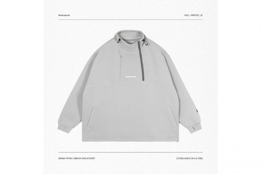 MANIA Piping Smock Sweatshirt