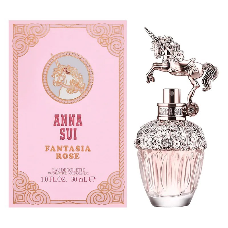 (1038)ANNA SUI安娜蘇 Fantasia Rose 玫瑰花舞獨角獸女性淡香水 30ml