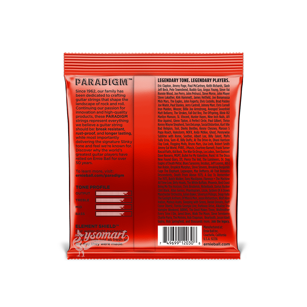 Ernie Ball 覆膜電吉他七弦套弦 010-062 Skinny Top Heavy Bottom Slinky Paradigm 2030