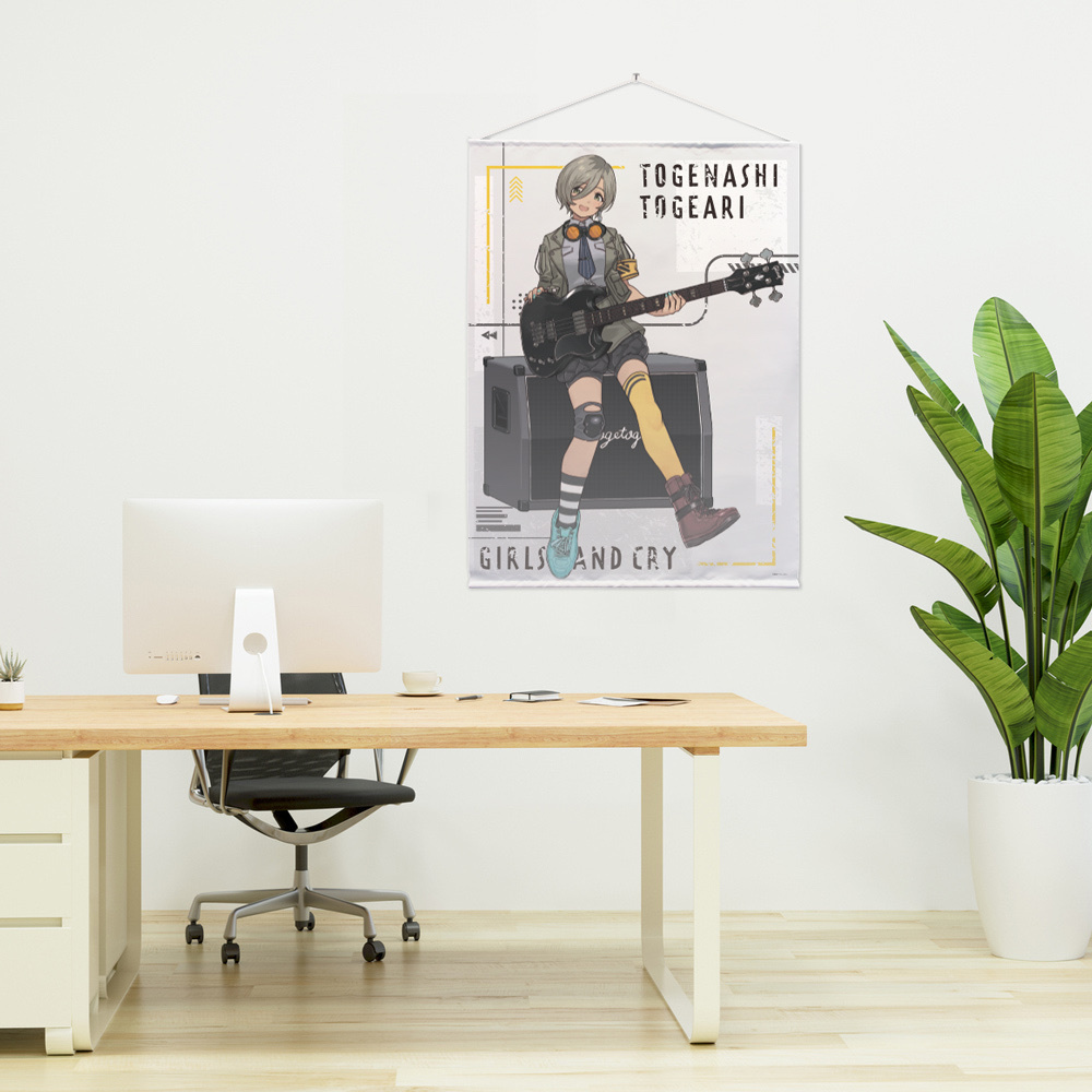 Cospa 1125 描き下ろし ルパ 100cmタペストリー アー写Ver. [ガールズバンドクライ]