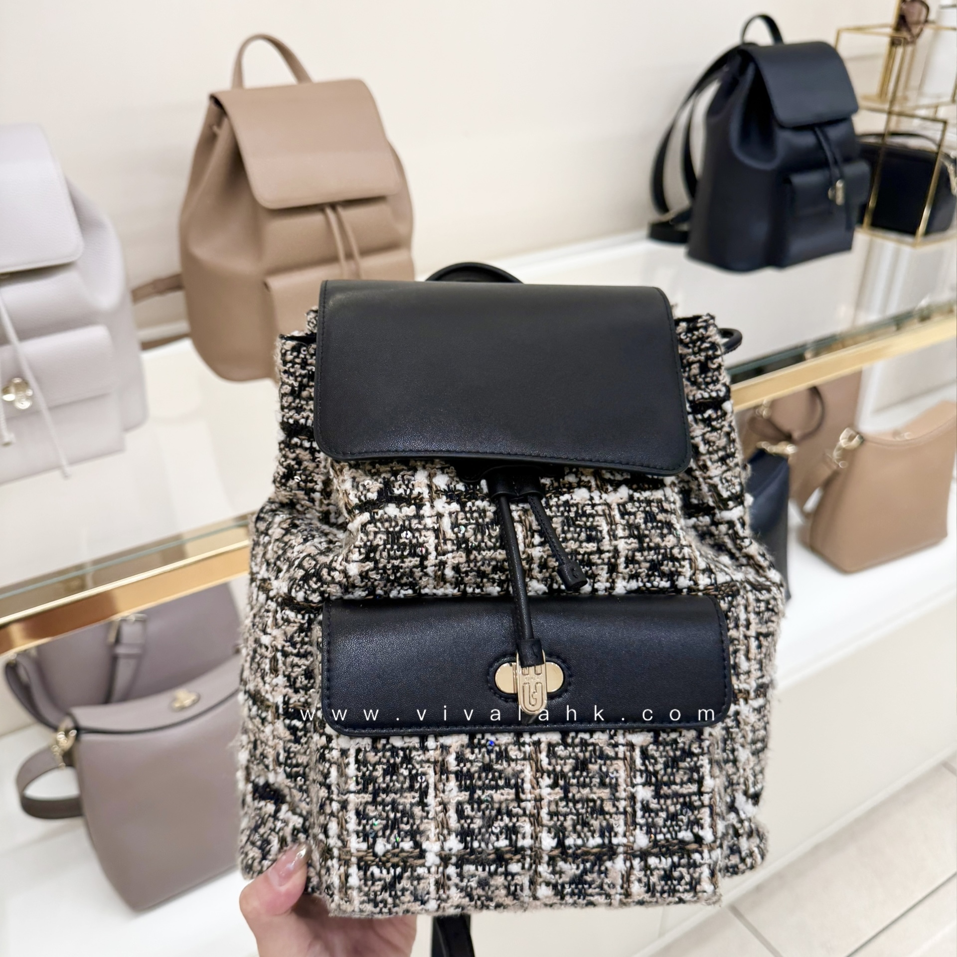 Furla - Danae 中size 背囊 (Tweed) (WB01343 BX3181)