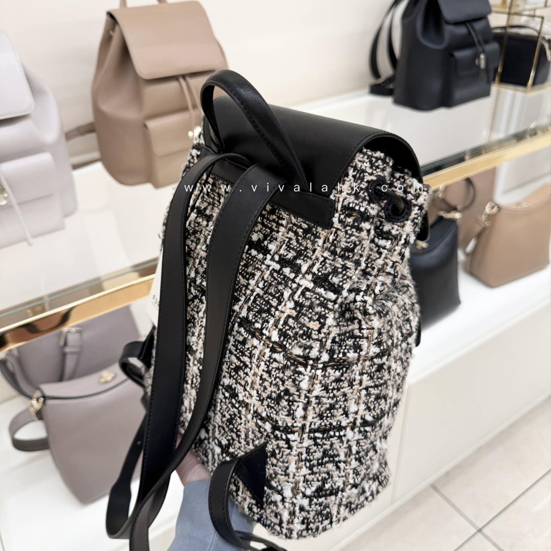 Furla - Danae Medium FlBackpack (Tweed) (WB01343 BX3181