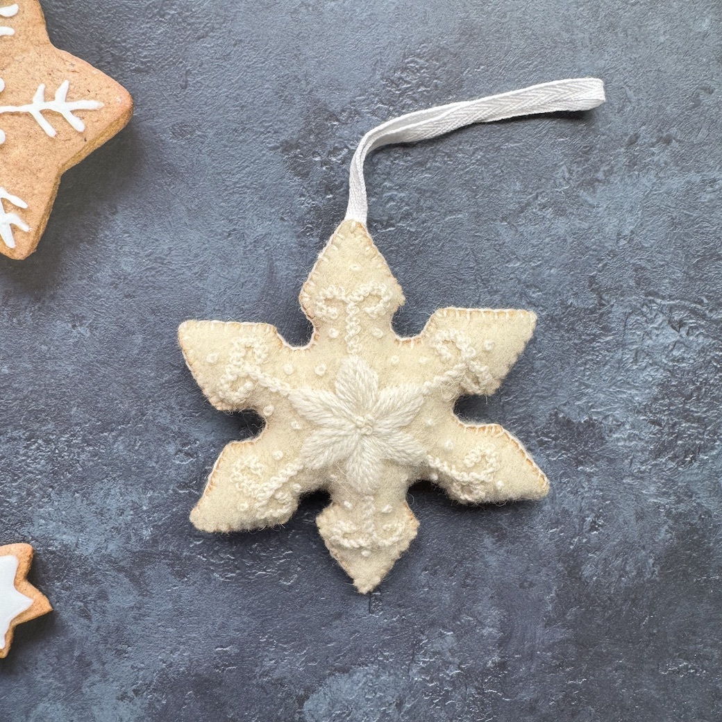 雪花 - 白色 | 節日吊飾