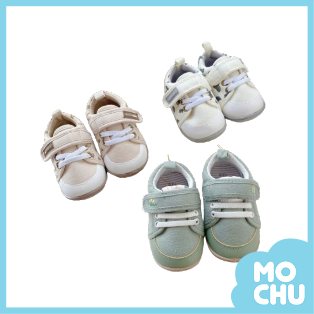 動物斑紋軟底學步鞋(三色)