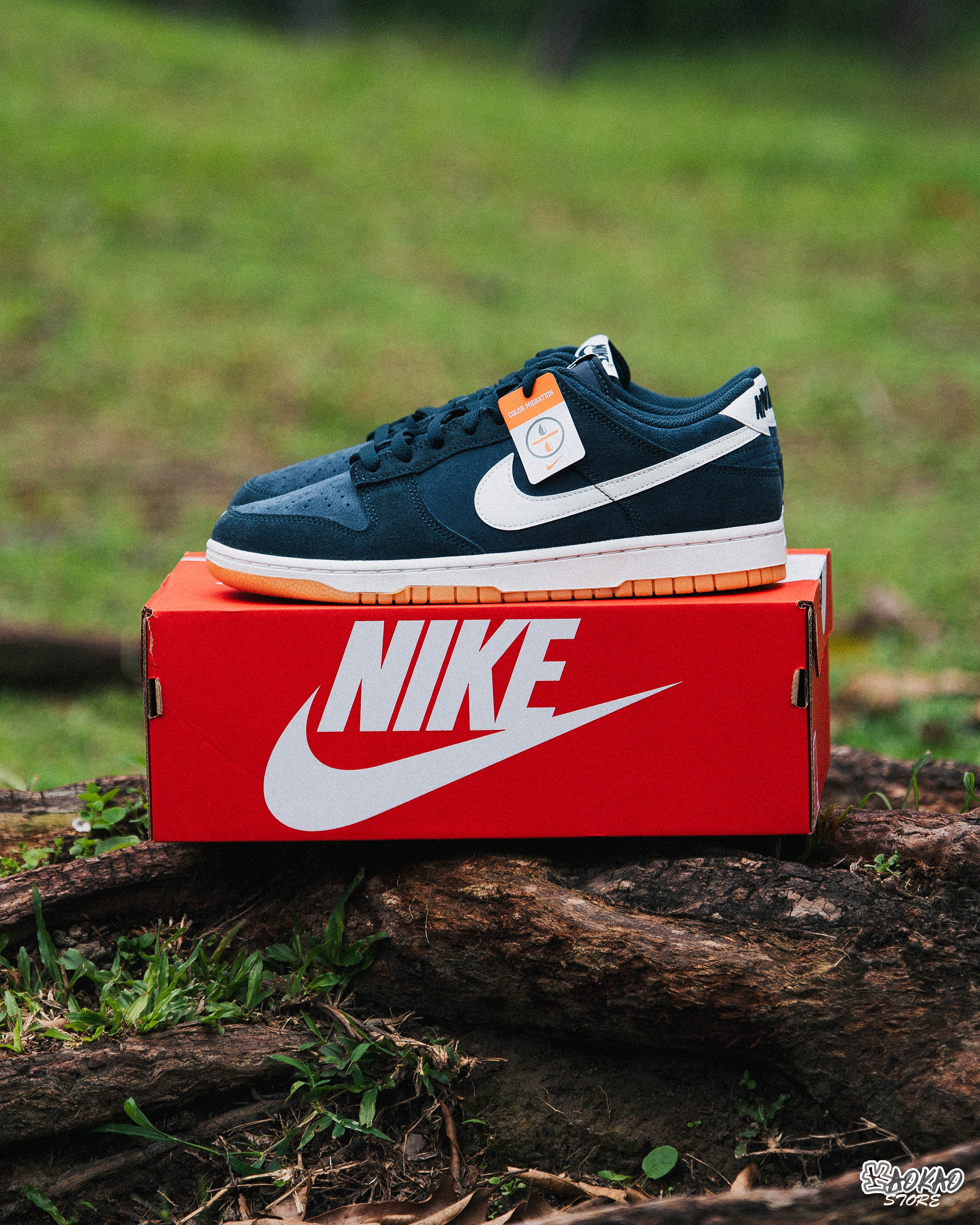 出清-男鞋 NIKE DUNK LOW RETRO SE 深藍 麂皮 復古 膠底 休閒鞋【HQ1931-400】