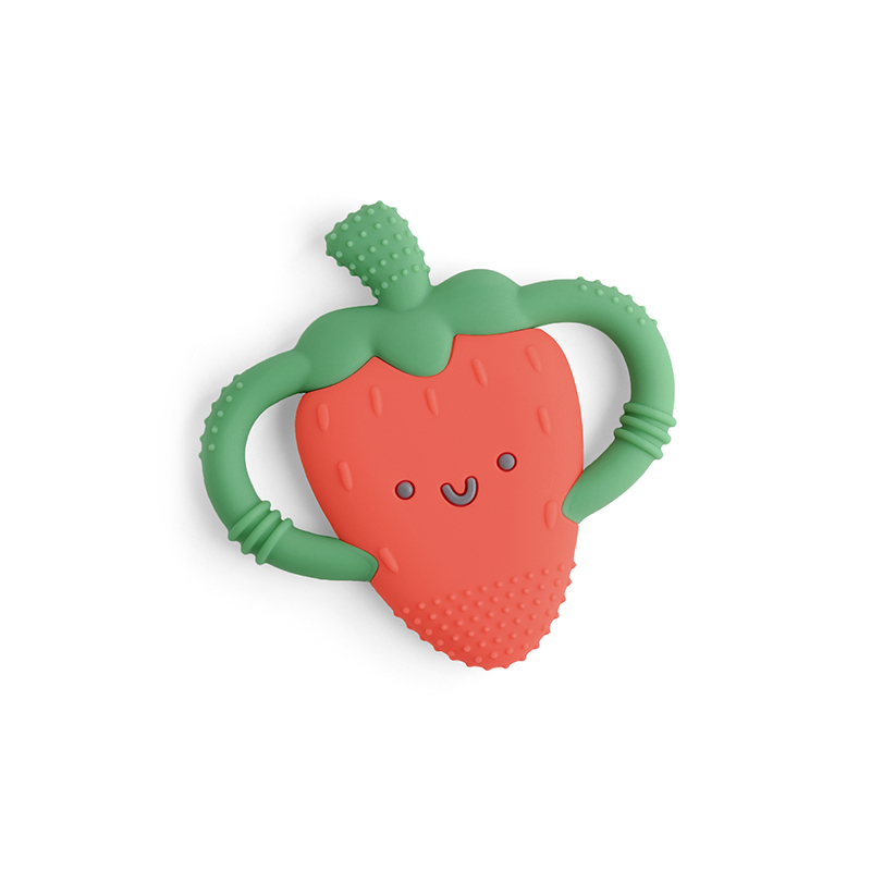 Itzy Ritzy 矽膠固齒小夥伴-甜心草莓