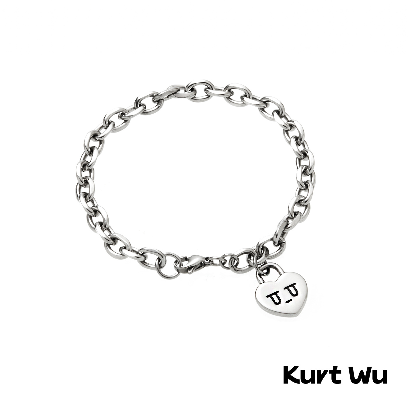 平價飾品,Kurt聯名,鋼飾,愛心,手鍊