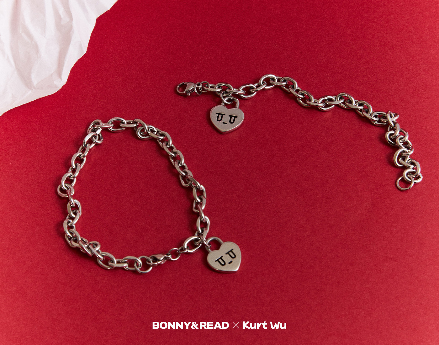 飾品,kurt聯名,kurt wu,愛心,手鍊,bracelet,鋼飾