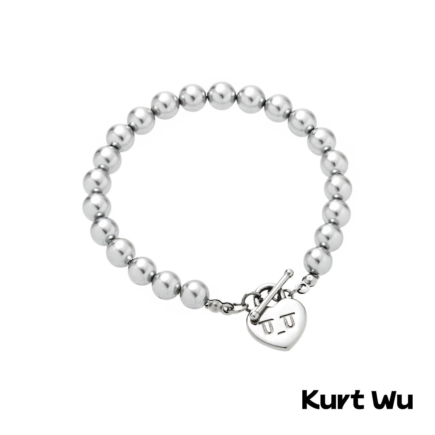 平價飾品,Kurt聯名,愛心,珍珠,手鍊