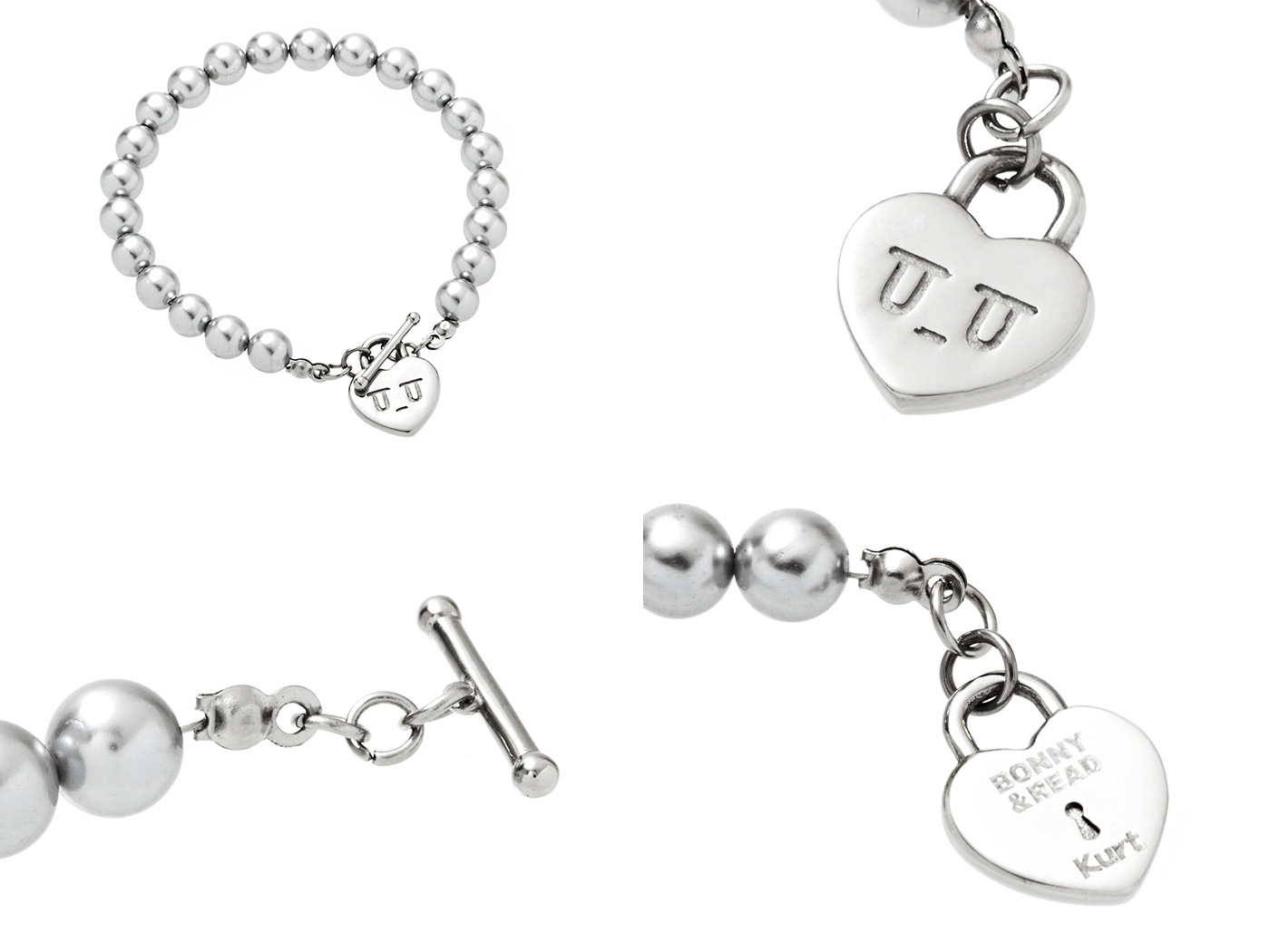 飾品,kurt聯名,kurt wu,愛心,手鍊,bracelet,珍珠,pearl