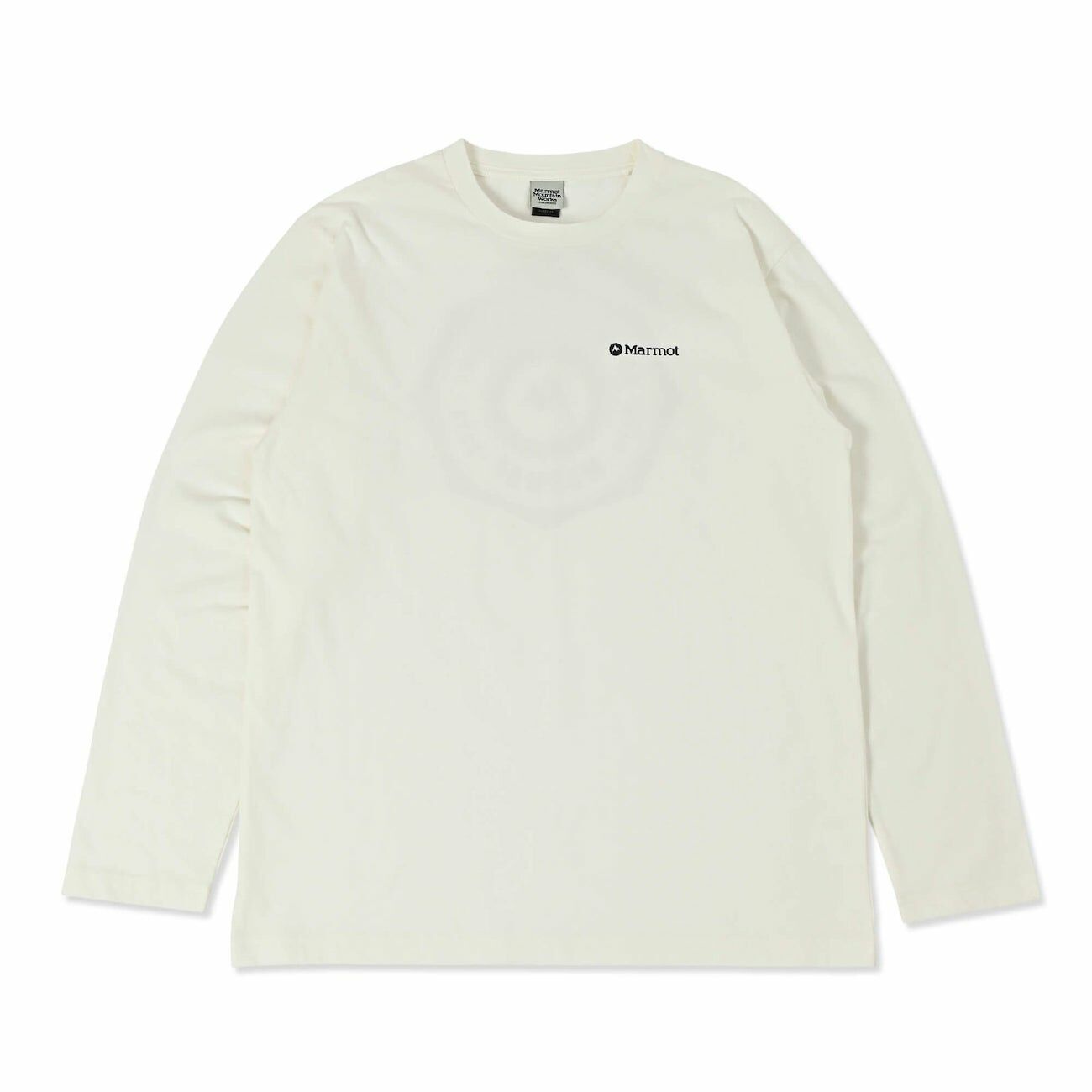 Marmot Men's 50th Anniversary Stamp-T 男款50週年長袖混棉快乾T恤 長袖上衣 TSAMC096-J055 白色 [HappyOutdoor]