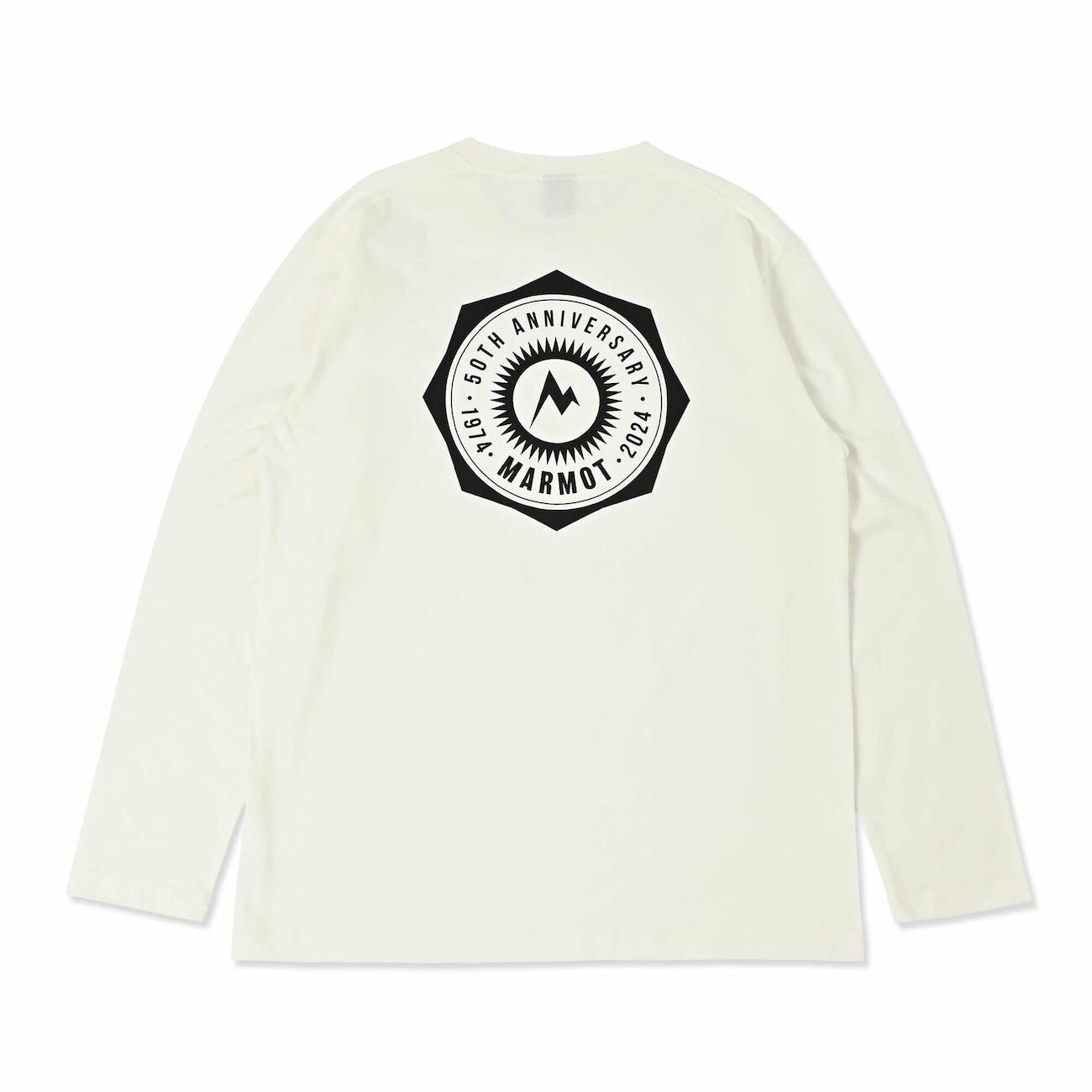 Marmot Men's 50th Anniversary Stamp-T 男款50週年長袖混棉快乾T恤 長袖上衣 TSAMC096-J055 白色 [HappyOutdoor]