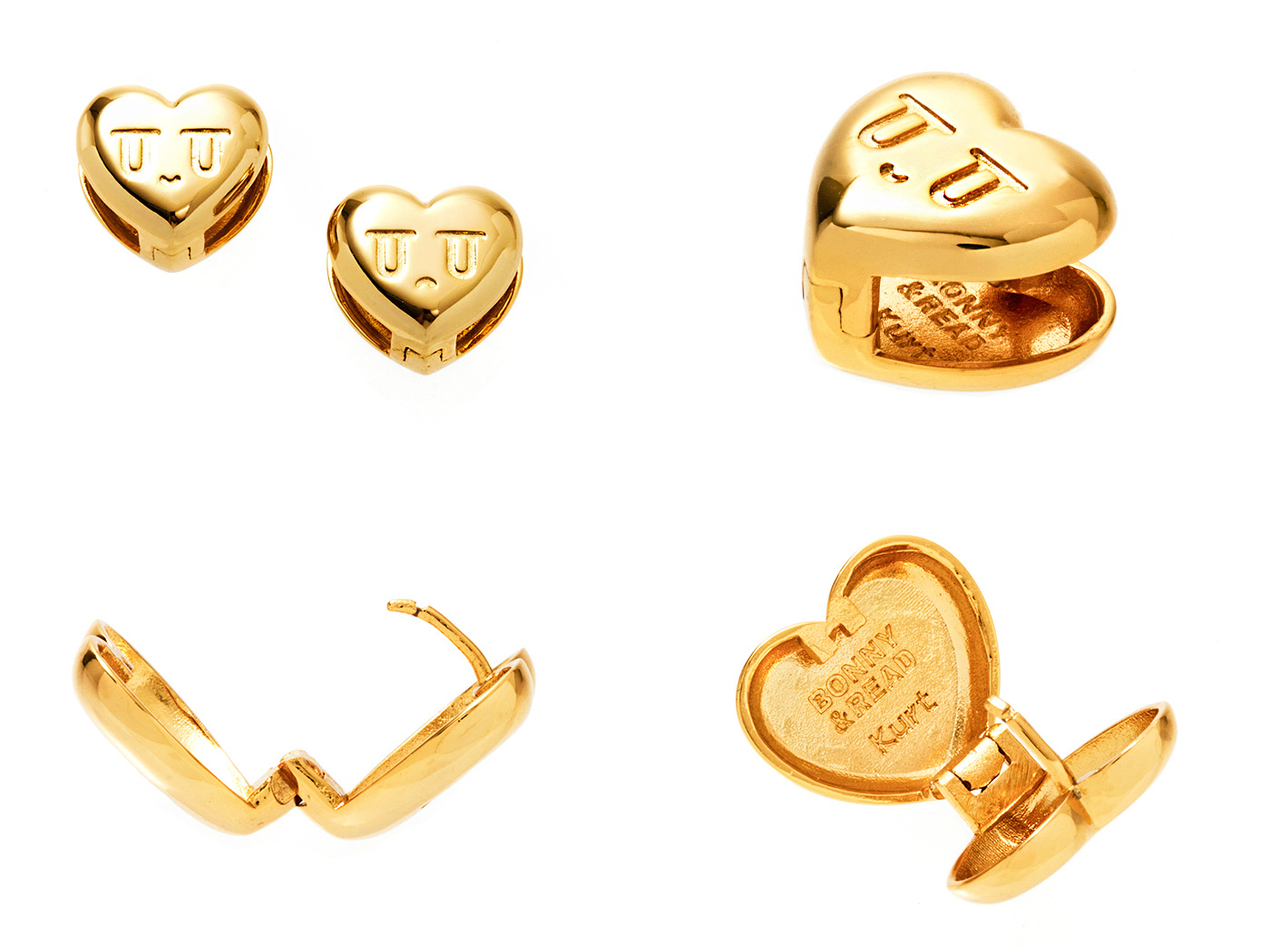 kurt聯名,kurt wu,愛心,耳環,耳環組,earrings