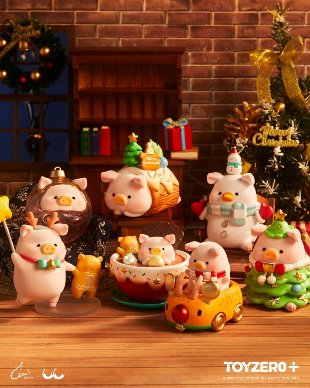 罐頭豬LuLu - 聖誕小鎮系列 (盲盒)