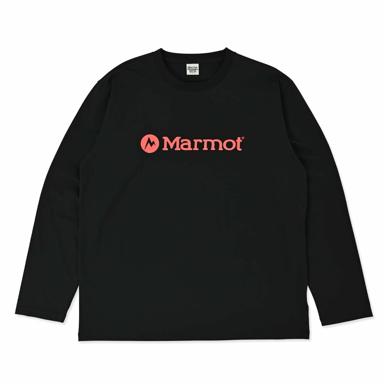 Marmot Men's Marmot Logo-T 男款長袖快乾T恤 長袖上衣 TSAMC112-J003 黑色 [HappyOutdoor]