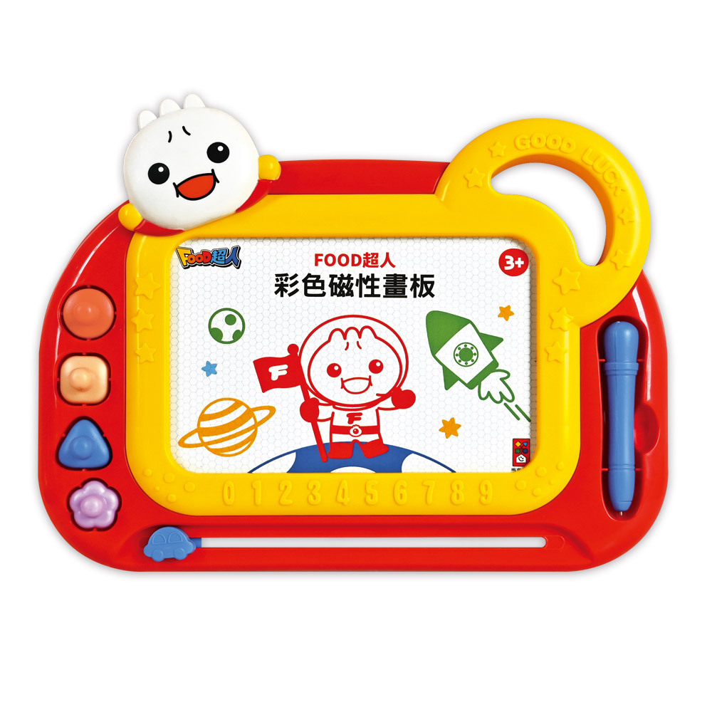 《 風車出版 》 FOOD超人彩色隨身磁性畫板(紅色)
