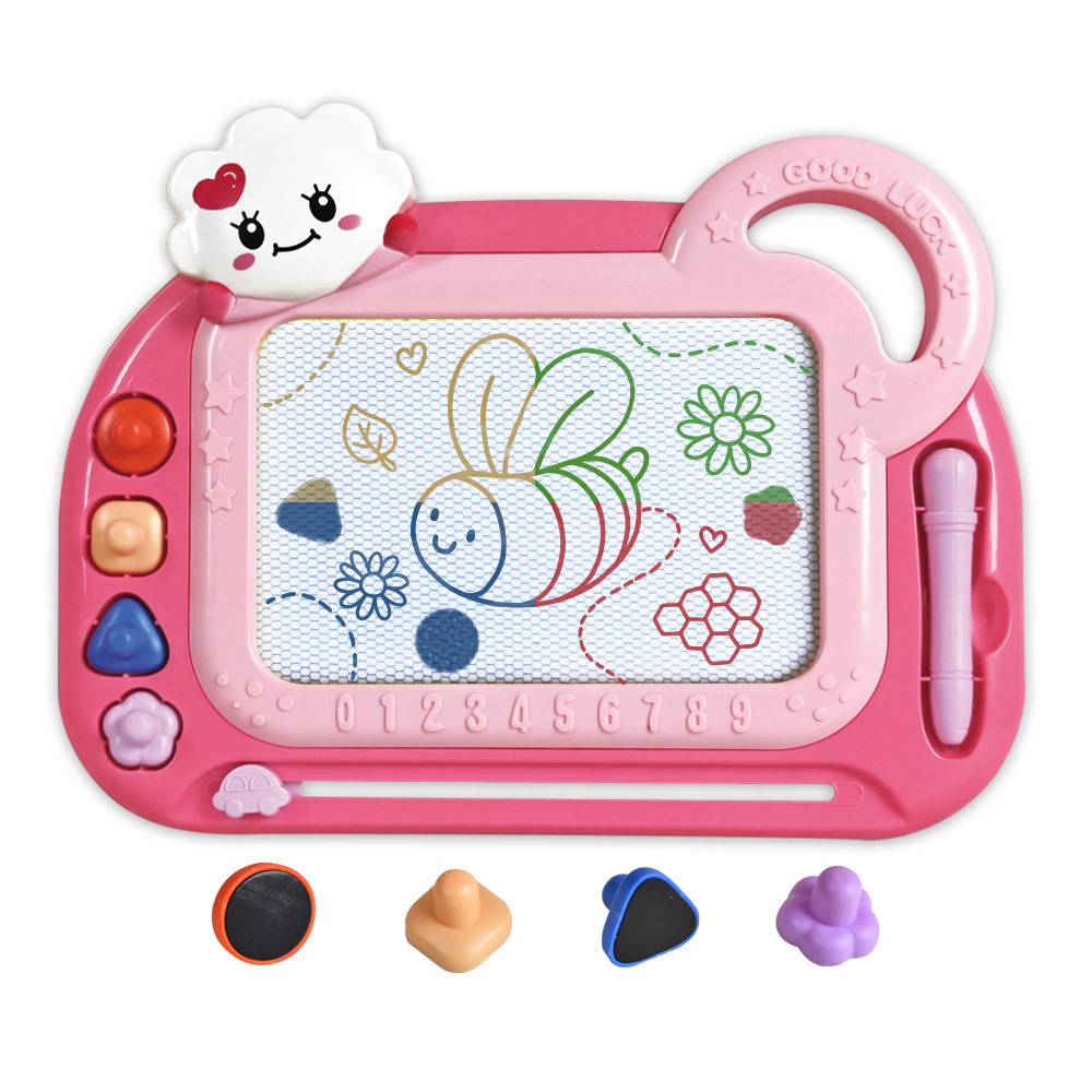 《 風車出版 》 FOOD超人彩色隨身磁性畫板(粉色)