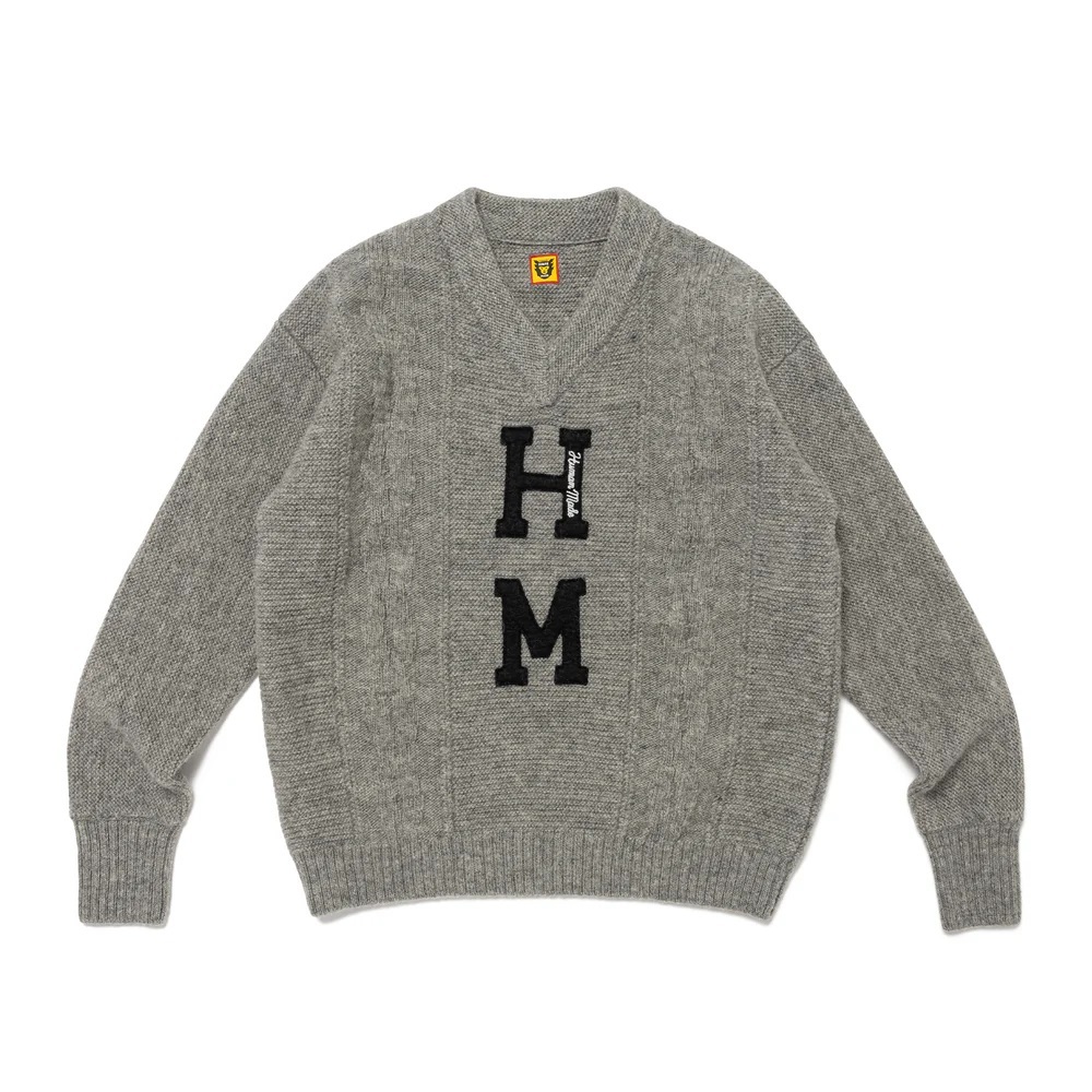 HUMAN MADE 2024 A/W V-NECK KNIT SWEATER - PRE ORDER ITEM (預訂中)