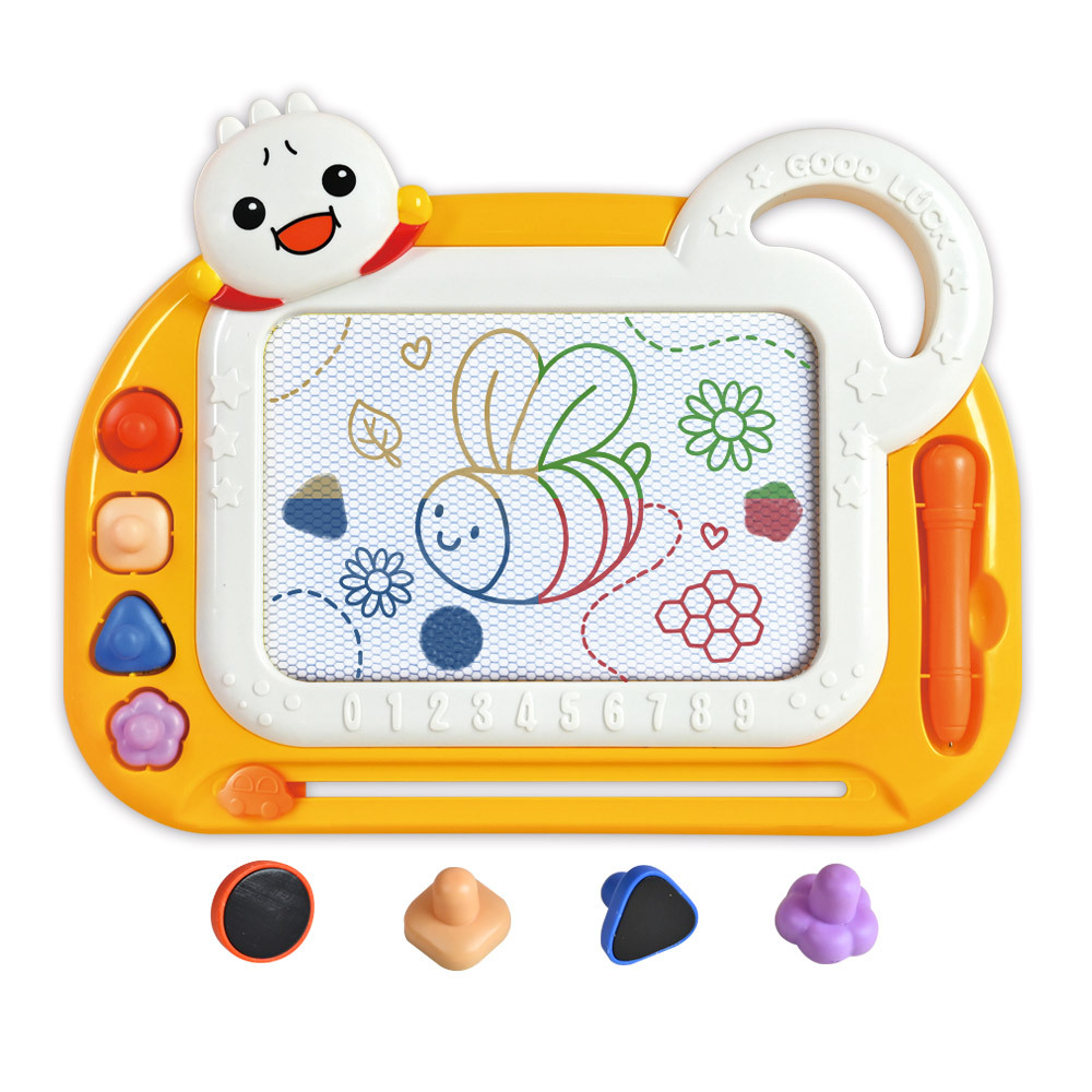 《 風車出版 》 FOOD超人彩色隨身磁性畫板(黃色)